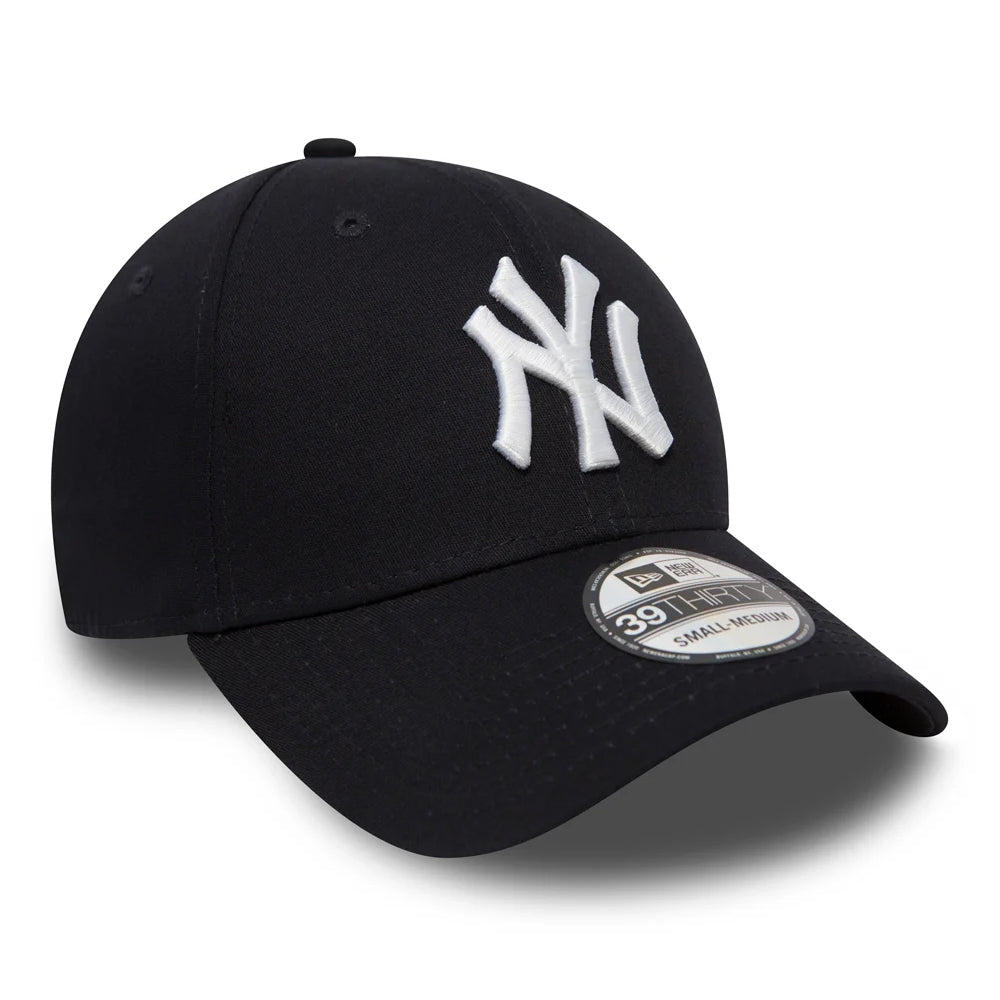 New Era 39THIRTY New York Yankees Baseball Cap - MLB League Essential - Navy Blue