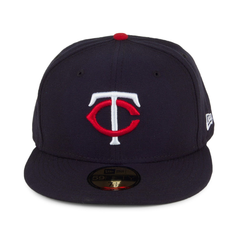 New Era 59FIFTY Minnesota Twins Baseball Cap - MLB On Field AC Perf - Navy Blue