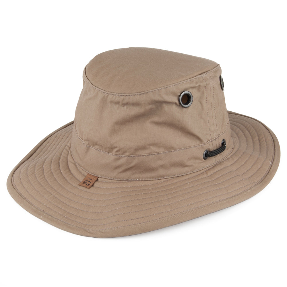 Tilley Hats LWC55 Waxed Cotton Packable Sun Hat - Tan