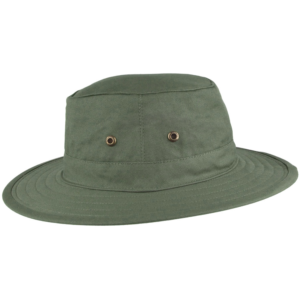 Failsworth Hats Traveller Crushable Sun Hat - Olive