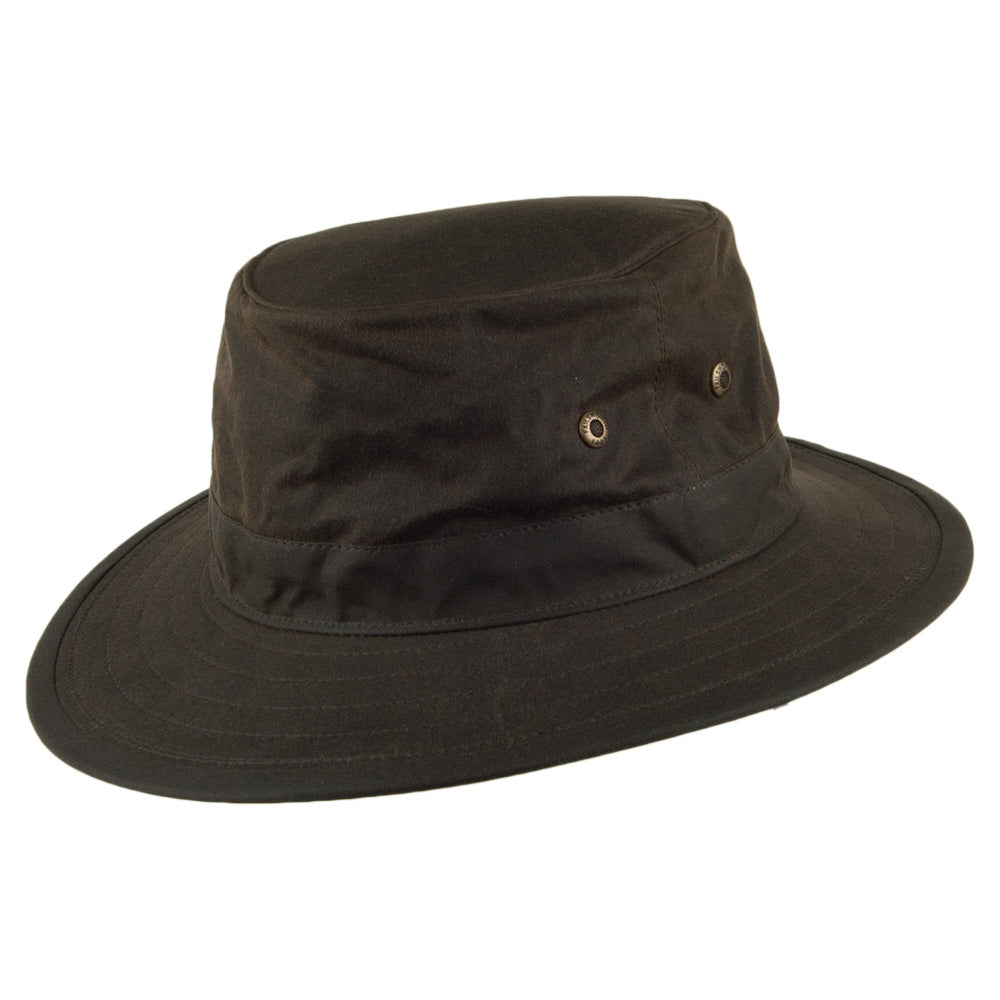 Failsworth Hats Waxed Cotton Traveller Hat - Olive – Village Hats