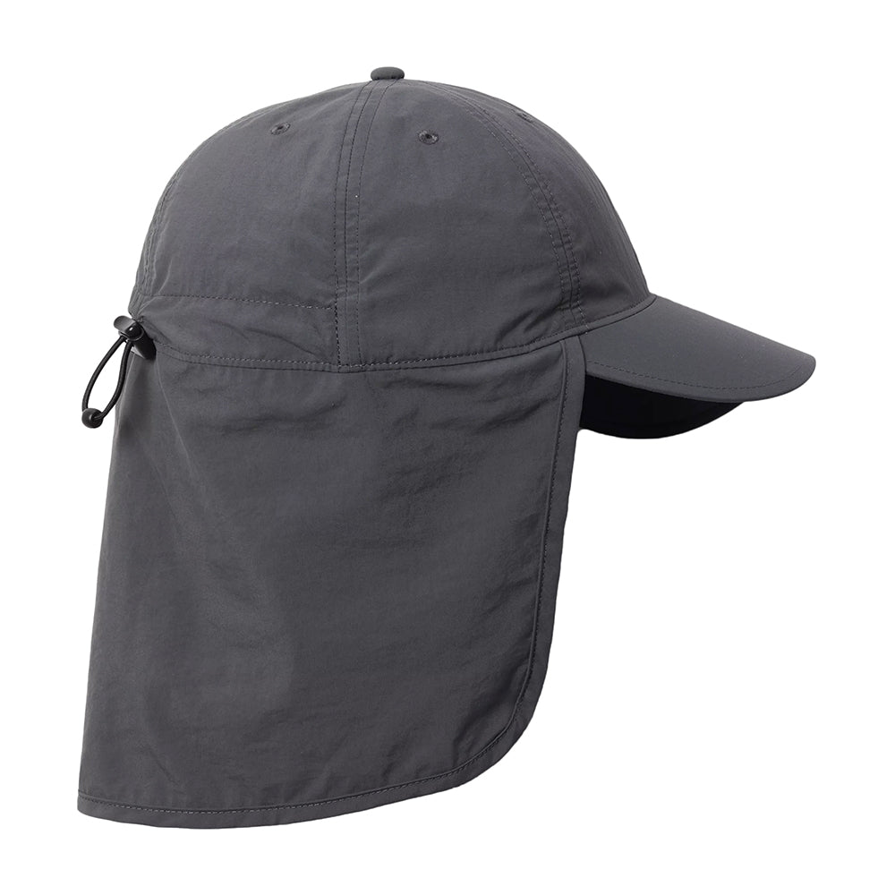 Columbia Hats Schooner Bank Cachalot III Flap Cap - Charcoal