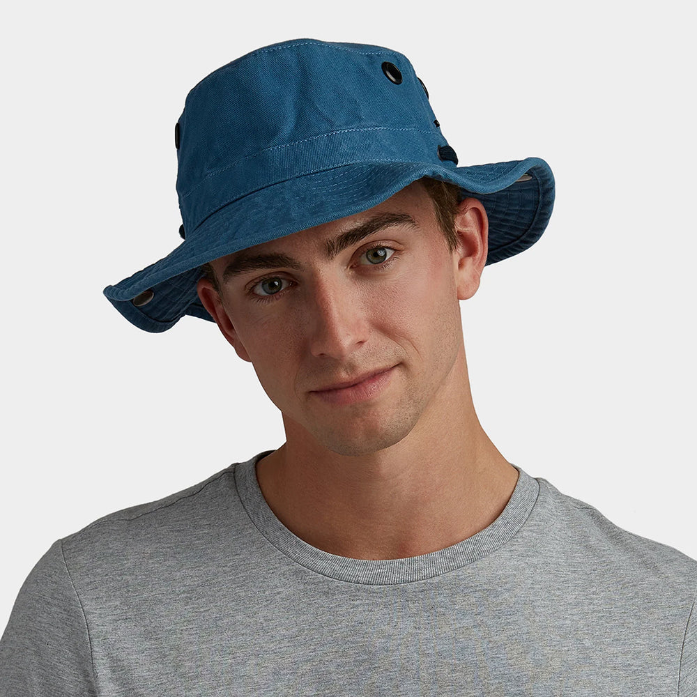 Tilley Hats T3 Wanderer Packable Sun Hat - Denim Blue