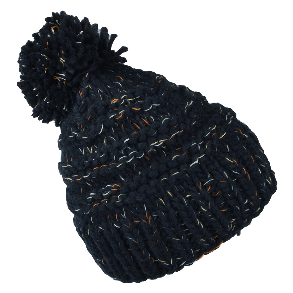 Barts Hats Jasmin Bobble Hat - Navy Blue