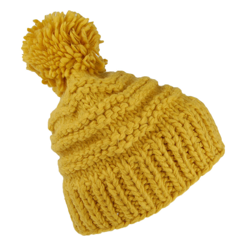 Barts Hats Jasmin Bobble Hat - Mustard