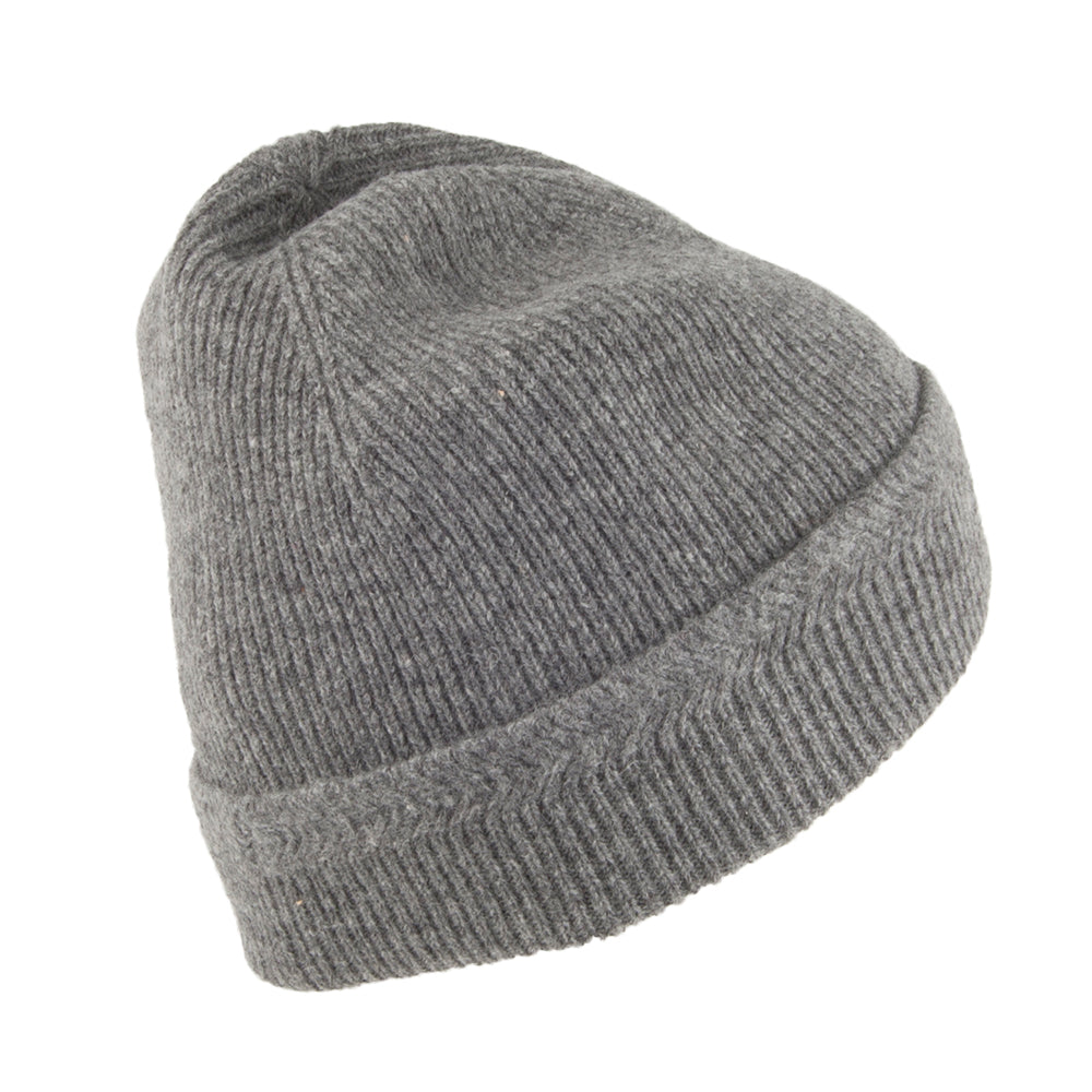 Lyle & Scott Hats Racked Rib Beanie Hat - Grey