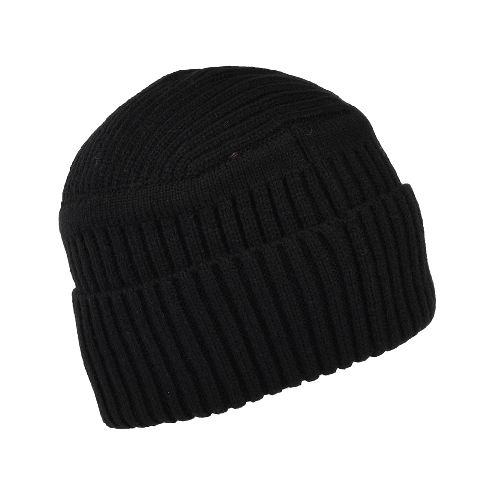 Timberland Hats Gulf Beach Ribbed Beanie Hat - Black