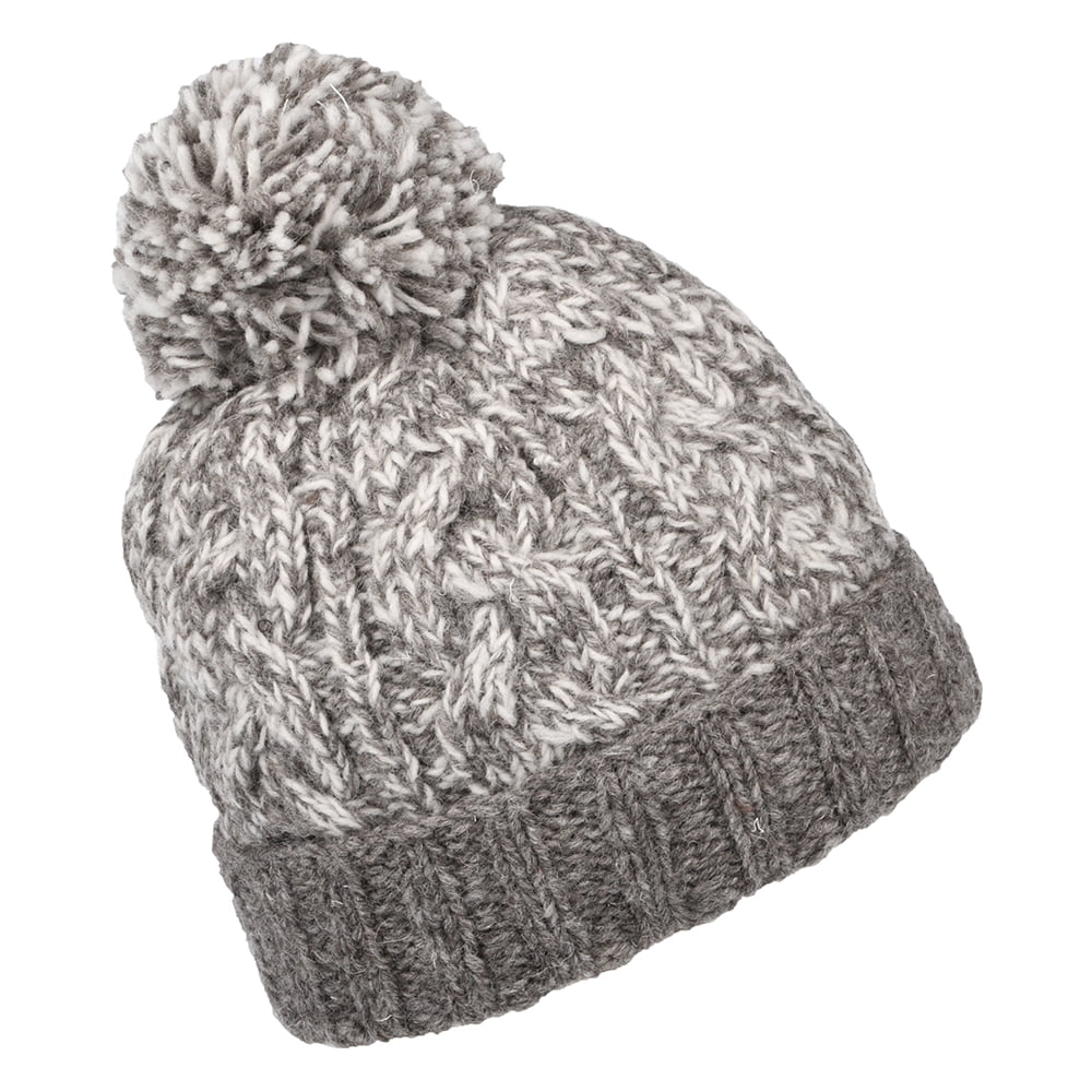 Kusan SP Cable Bobble Hat - Oatmeal