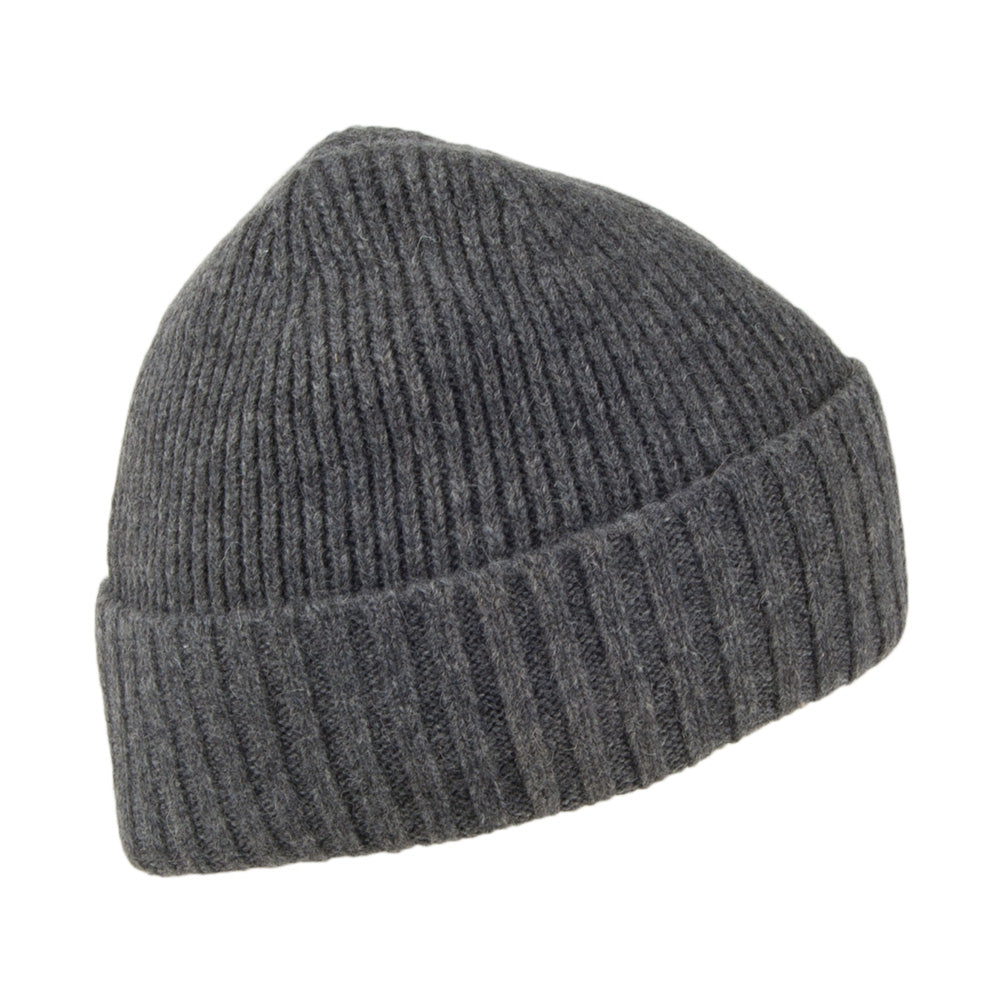 Barbour Hats Carlton Wool Blend Beanie Hat - Grey