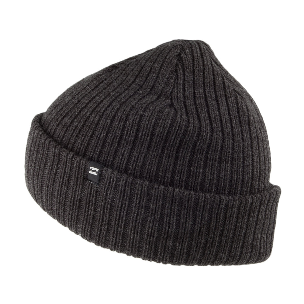 Billabong Hats Arcade Cuffed Beanie Hat - Black Heather – Village Hats