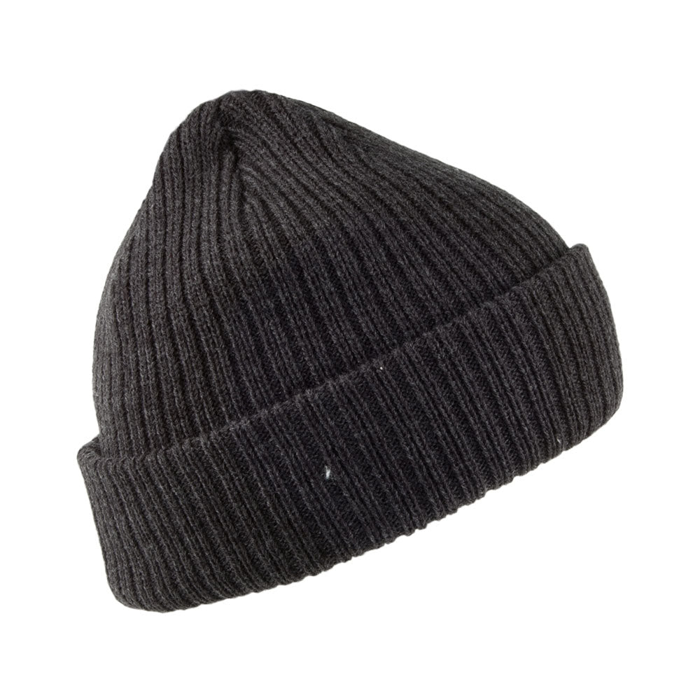 Billabong Hats Arcade Cuffed Beanie Hat - Black Heather