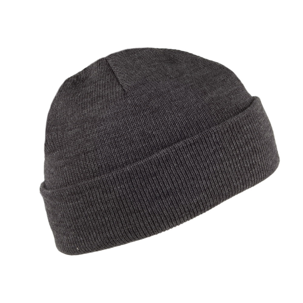 Carhartt WIP Hats Stratus Short Watch Beanie Hat - Heather Grey