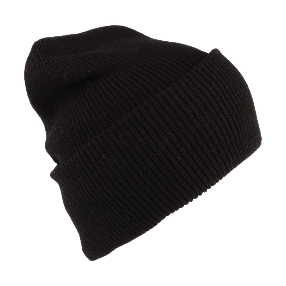 Barts Hats Haveno Big Cuff Beanie Hat - Black