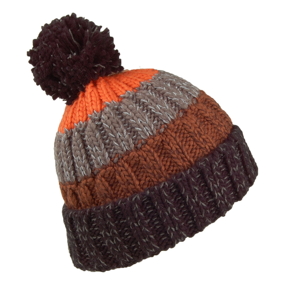 Barts Hats Wilhelm Bobble Hat - Black-Orange