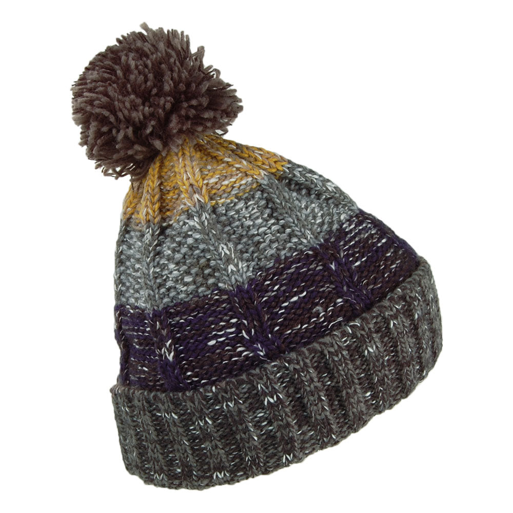 Barts Hats Vista Bobble Hat - Charcoal