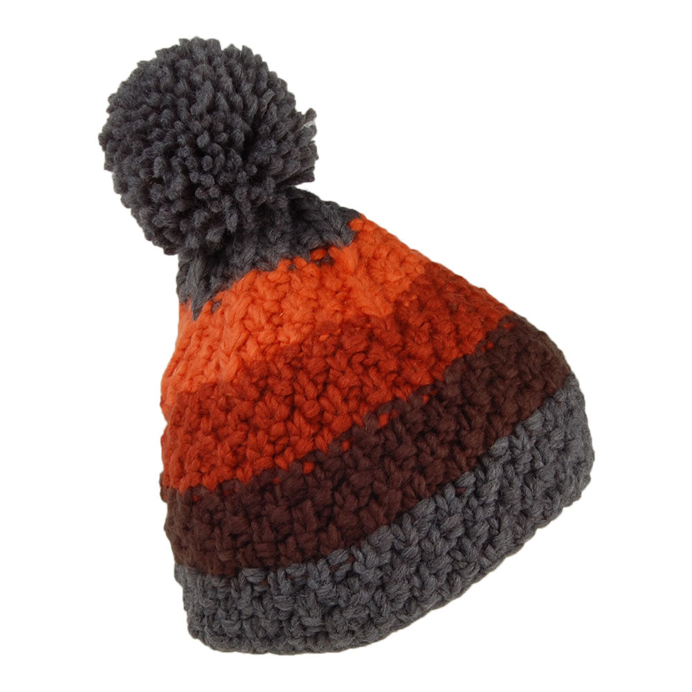 Barts Sten Bobble Hat - Grey Multi