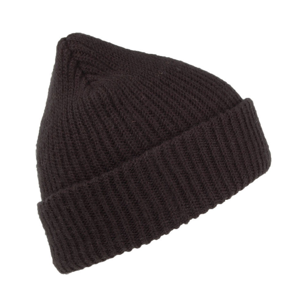 Brixton Hats Malt Heavy Knit Beanie Hat - Black