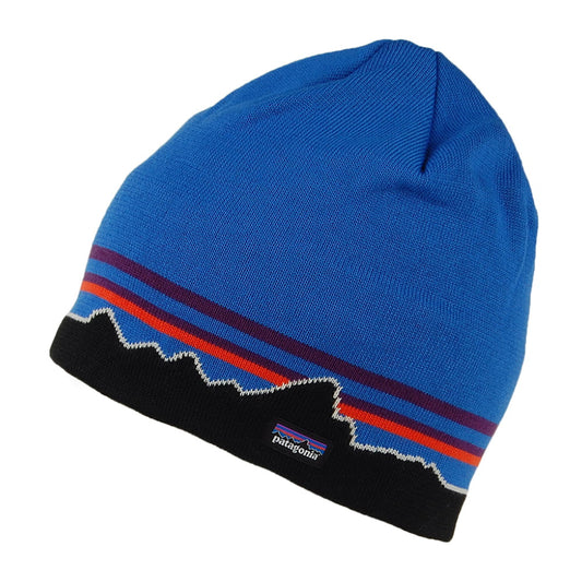 Patagonia Hats Fitz Roy Boulders Recycled Beanie Hat - Blue