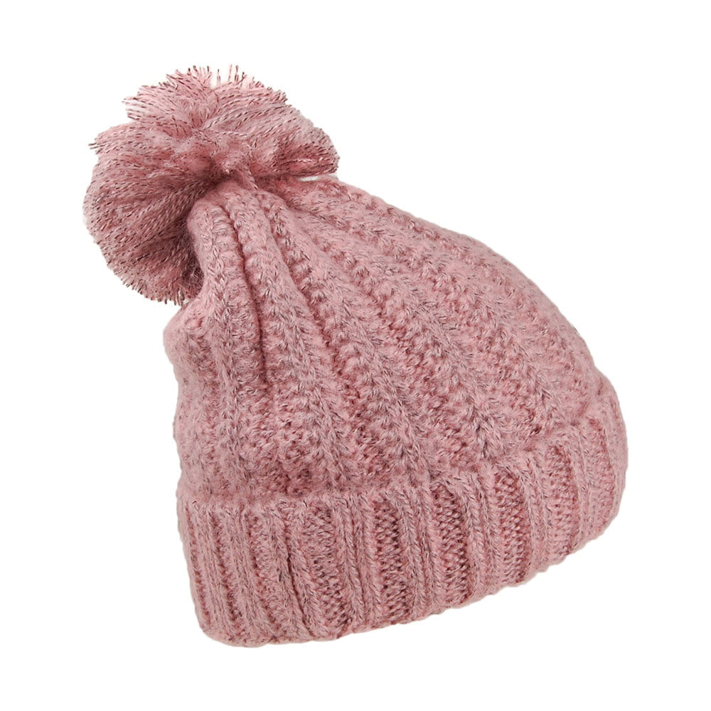 O'Neill Hats Chunky Knit Bobble Hat - Rose