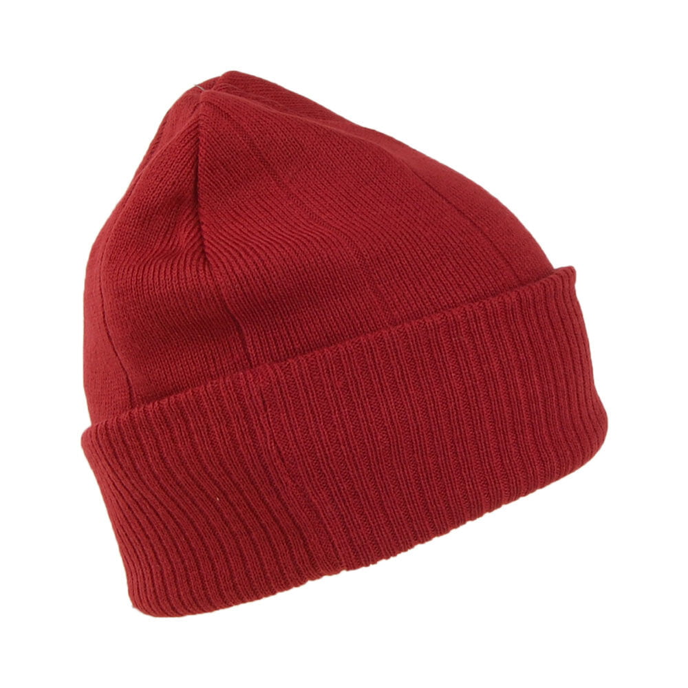 Timberland Hats Reversible Rib Beanie Hat - Wine