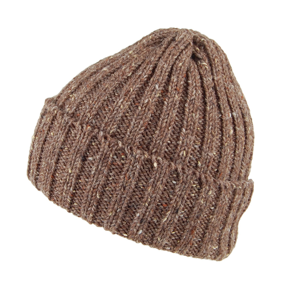 Highland 2000 Kilcarra Wool Cuffed Beanie Hat - Brown – Village Hats