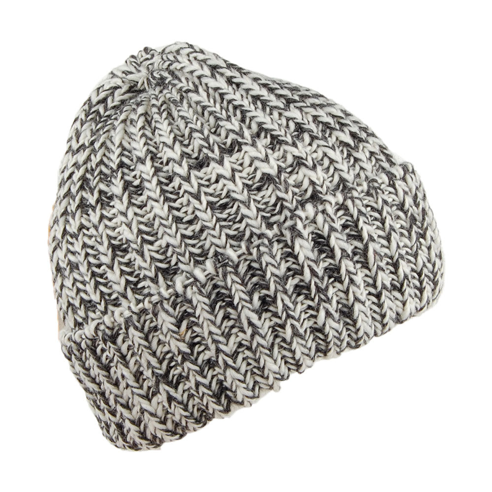 Highland 2000 Merino English Wool Cuffed Beanie Hat - Charcoal