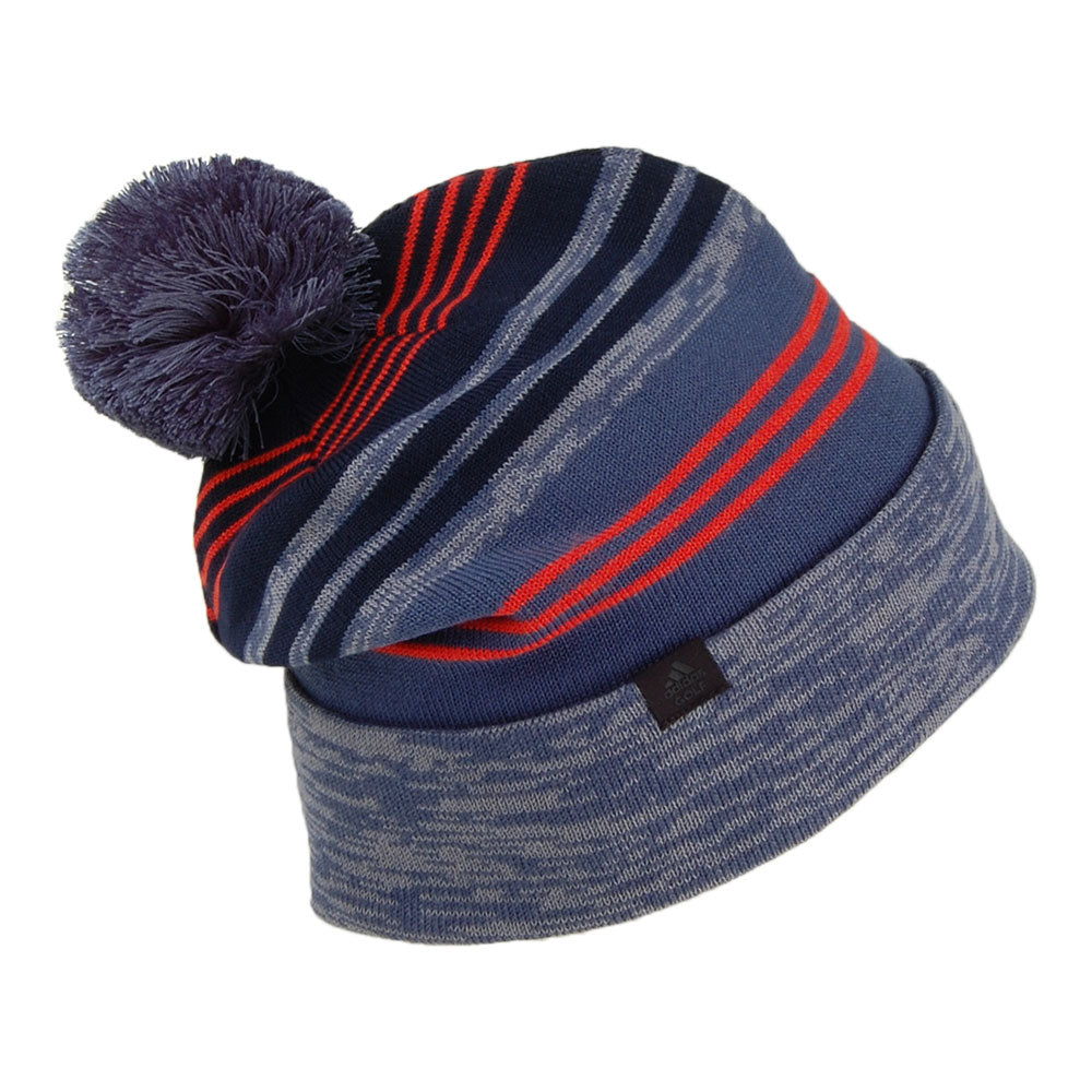 Adidas Hats Logo Pom Bobble Hat - Blue-Multi