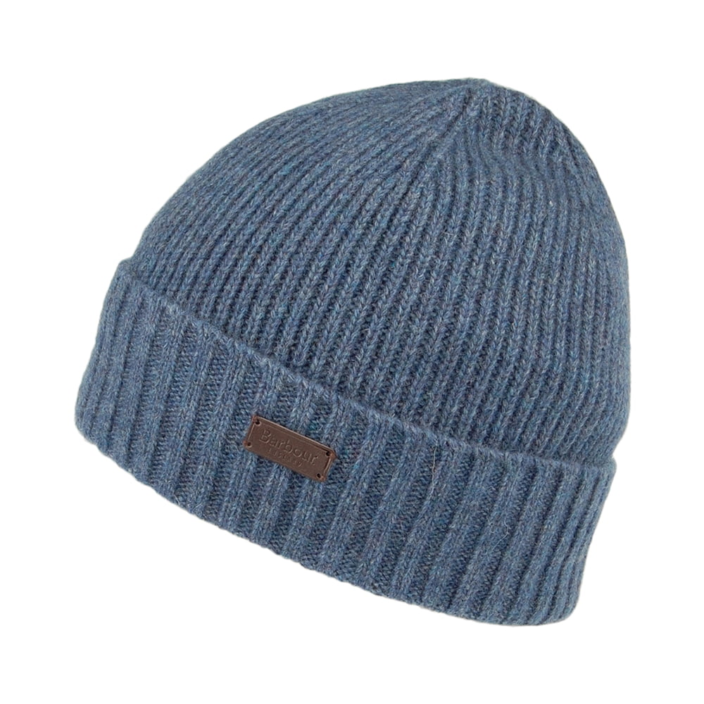 Barbour Hats Carlton Wool Blend Beanie Hat - Denim – Village Hats