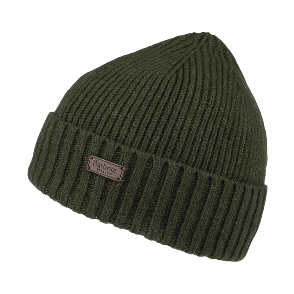 Barbour Hats Carlton Wool Blend Beanie Hat - Dark Green – Village Hats