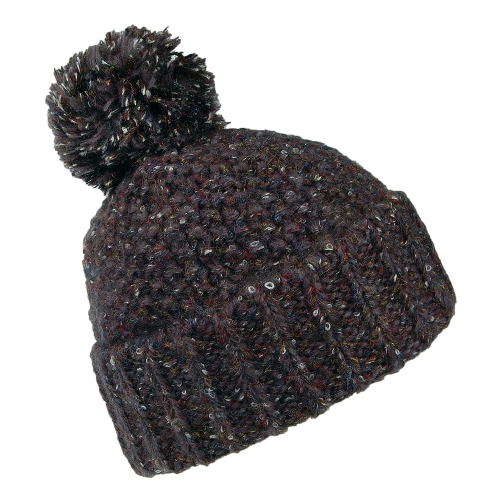 Barts Hats Aitane Chunky Bobble Hat - Charcoal