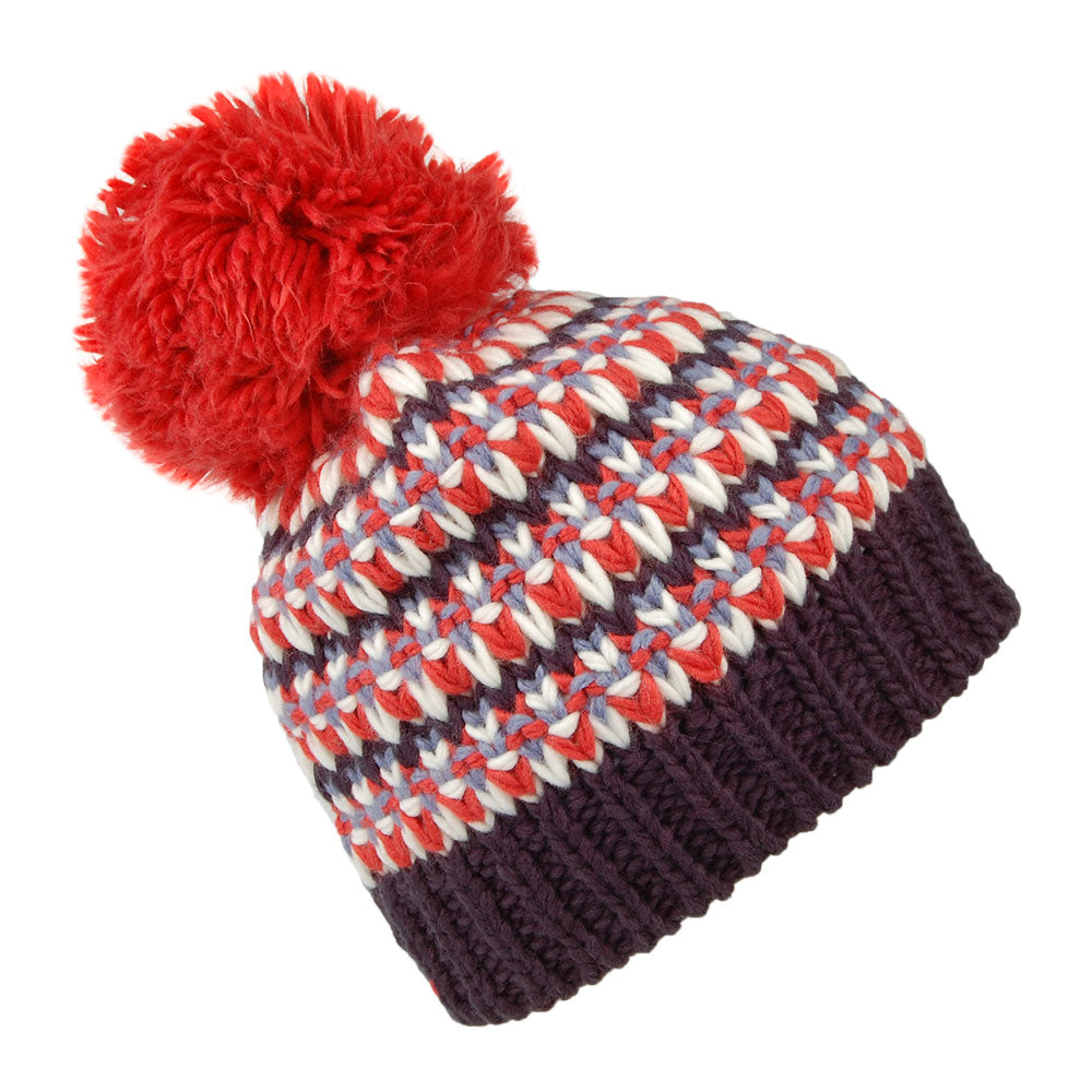 Barts Hats Melapie Bobble Hat - Rust-Blue