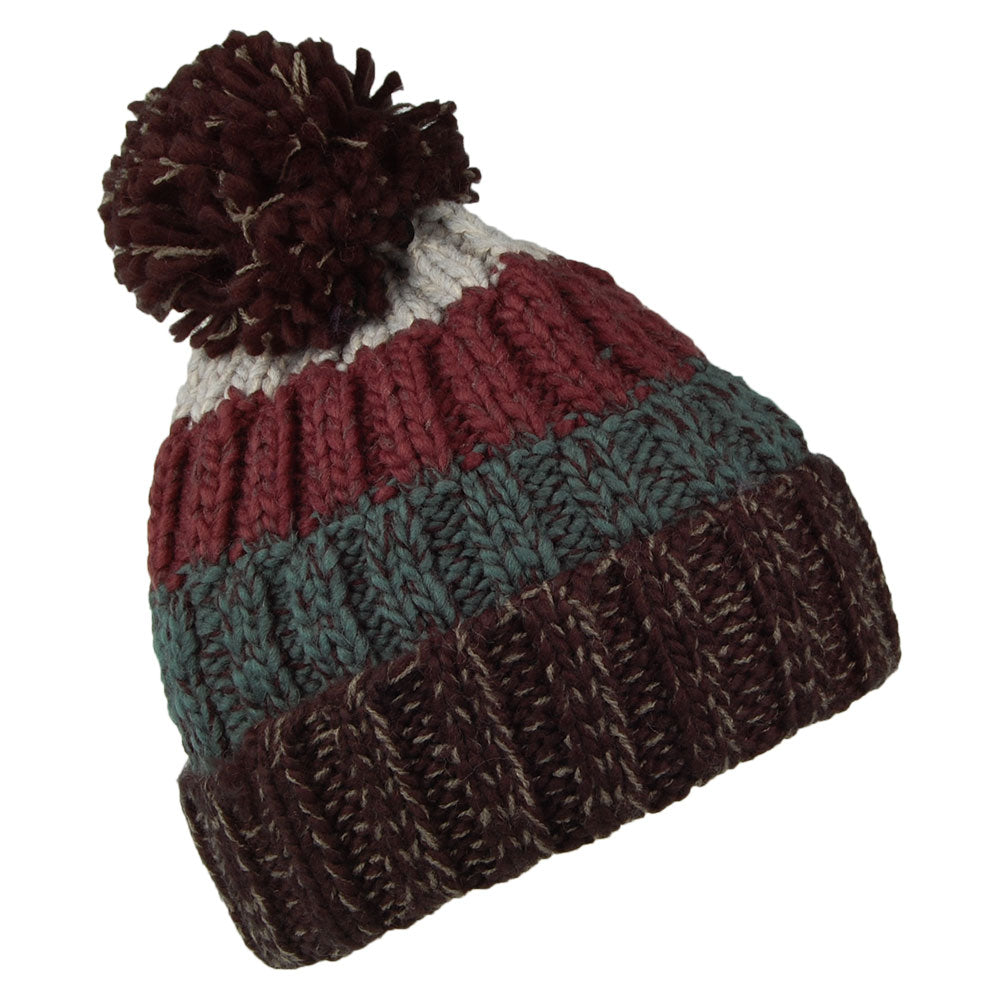 Barts Hats Wilhelm Bobble Hat - Black-Multi