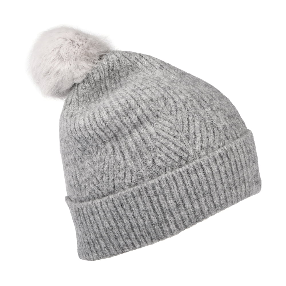 Joules Hats Thurley Bobble Hat - Light Grey