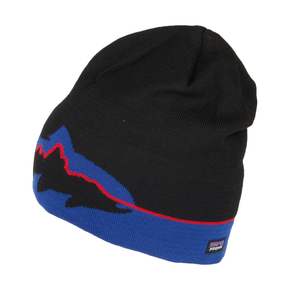 Patagonia Hats Fitz Trout Recycled Beanie Hat - Black