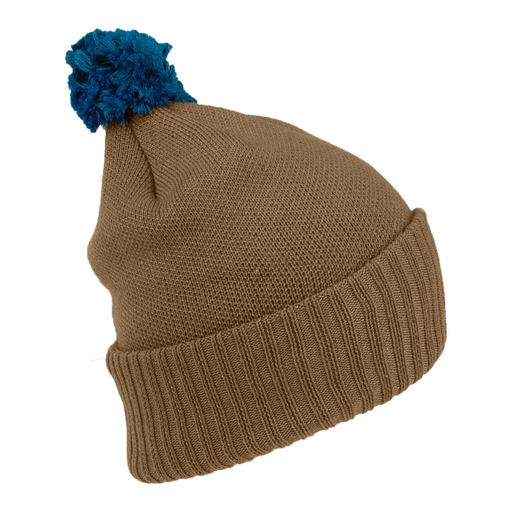 Patagonia Hats Line Logo Powder Town Bobble Hat - Brown