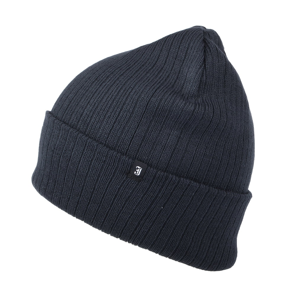 Jaxon & James Oversized Ribknit Beanie Hat - Navy Blue