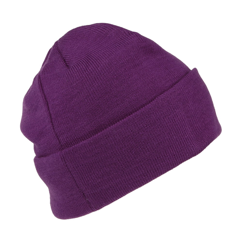 Timberland Hats Tonal 3D Embroidery Beanie Hat - Plum