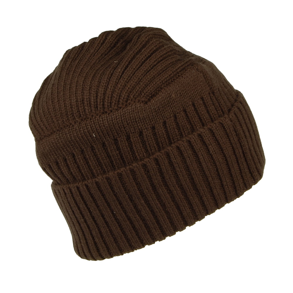 Timberland Hats Gulf Beach Ribbed Beanie Hat - Brown