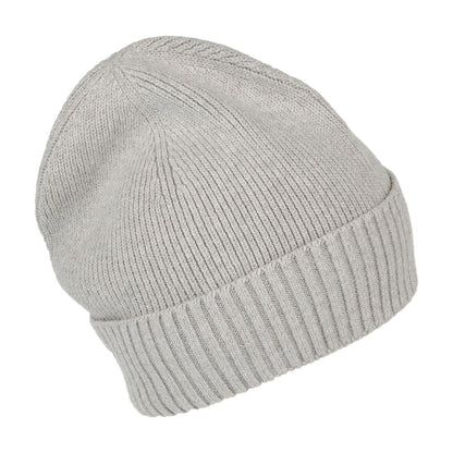 Tommy Hilfiger Hats Pima Essential Flag Cotton Cashmere Beanie Hat - Light Grey