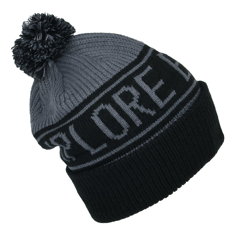 The North Face Hats Retro TNF Pom Bobble Hat - Grey-Black