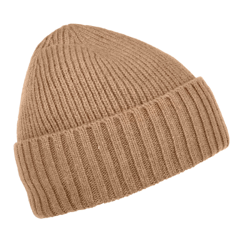 Barbour Hats Carlton Wool Blend Beanie Hat - Ochre