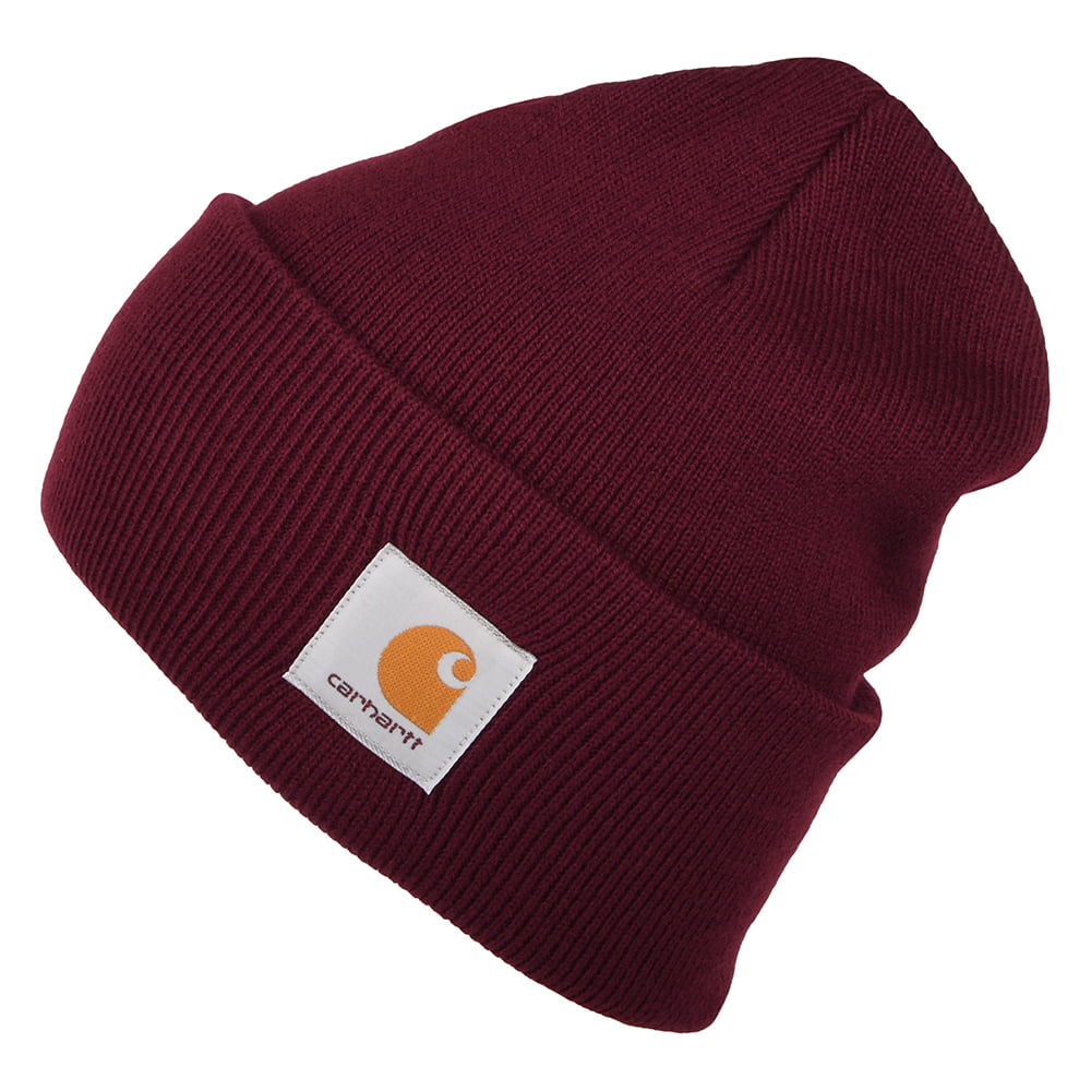 Carhartt WIP Hats Watch Cap Beanie Hat - Burgundy