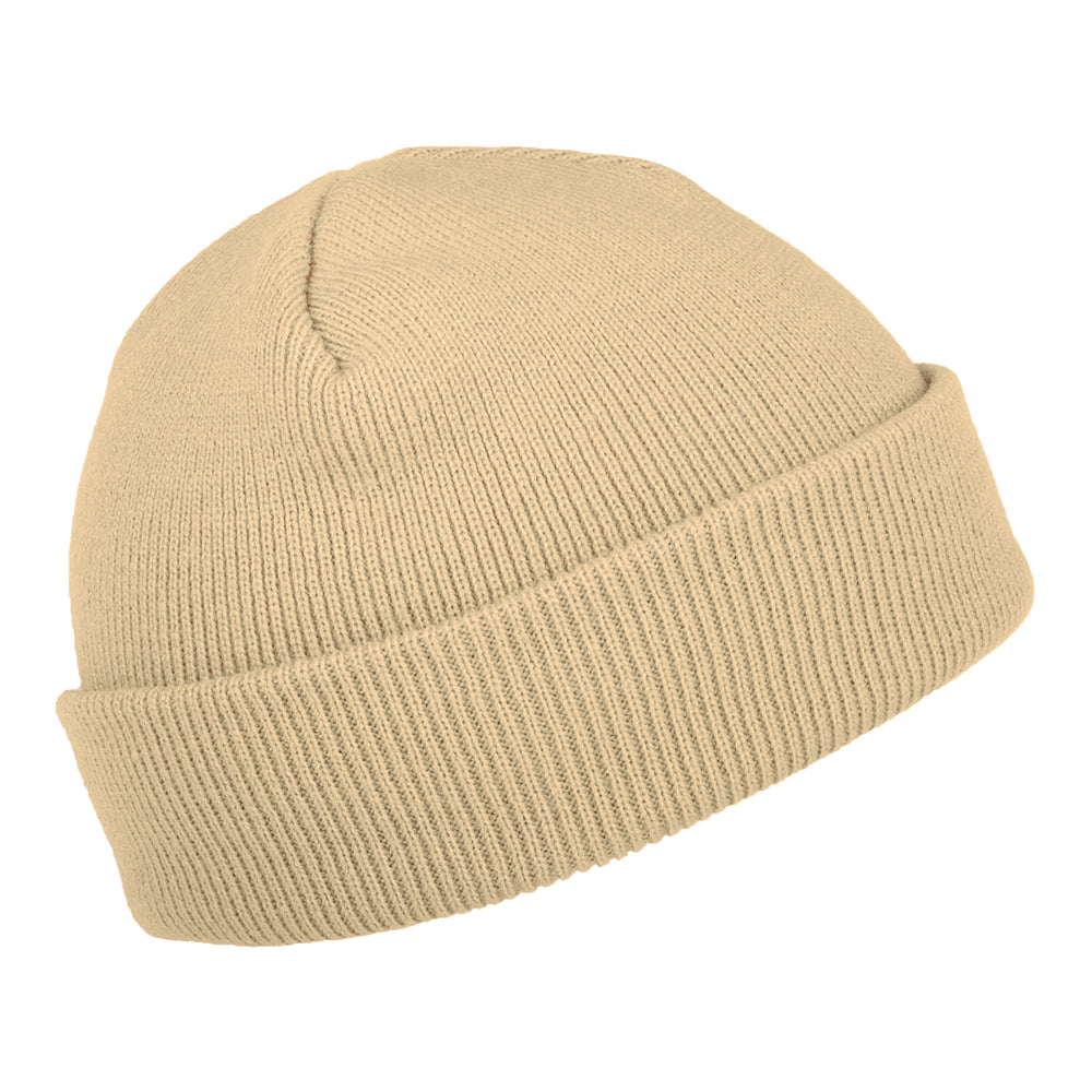 Carhartt WIP Hats Stratus Short Watch XXI Beanie Hat - Light Brown