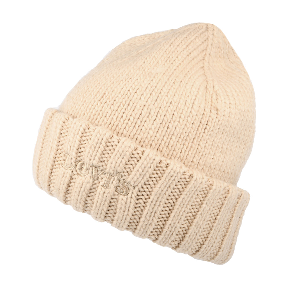 Levi's Hats Lofty Turn Up Beanie Hat - Sand – Village Hats