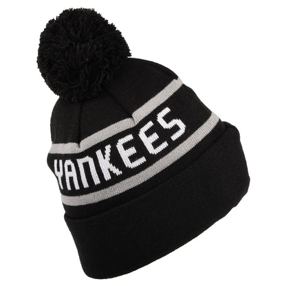 New Era New York Yankees Bobble Hat - MLB Jake Cuff Knit - Black