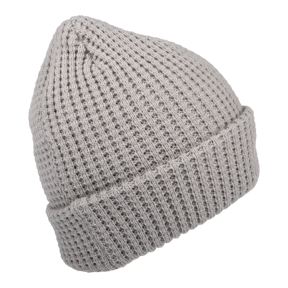 New Era L.A. Lakers Cuffed Beanie Hat - NBA Team Waffle Knit - Grey