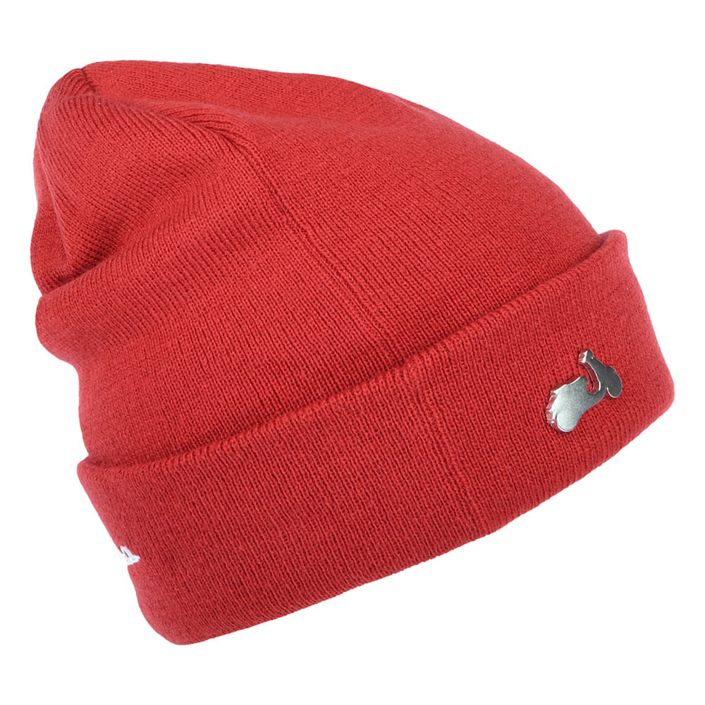 New Era Vespa Cuff Knit Beanie Hat - Metal Bike - Red