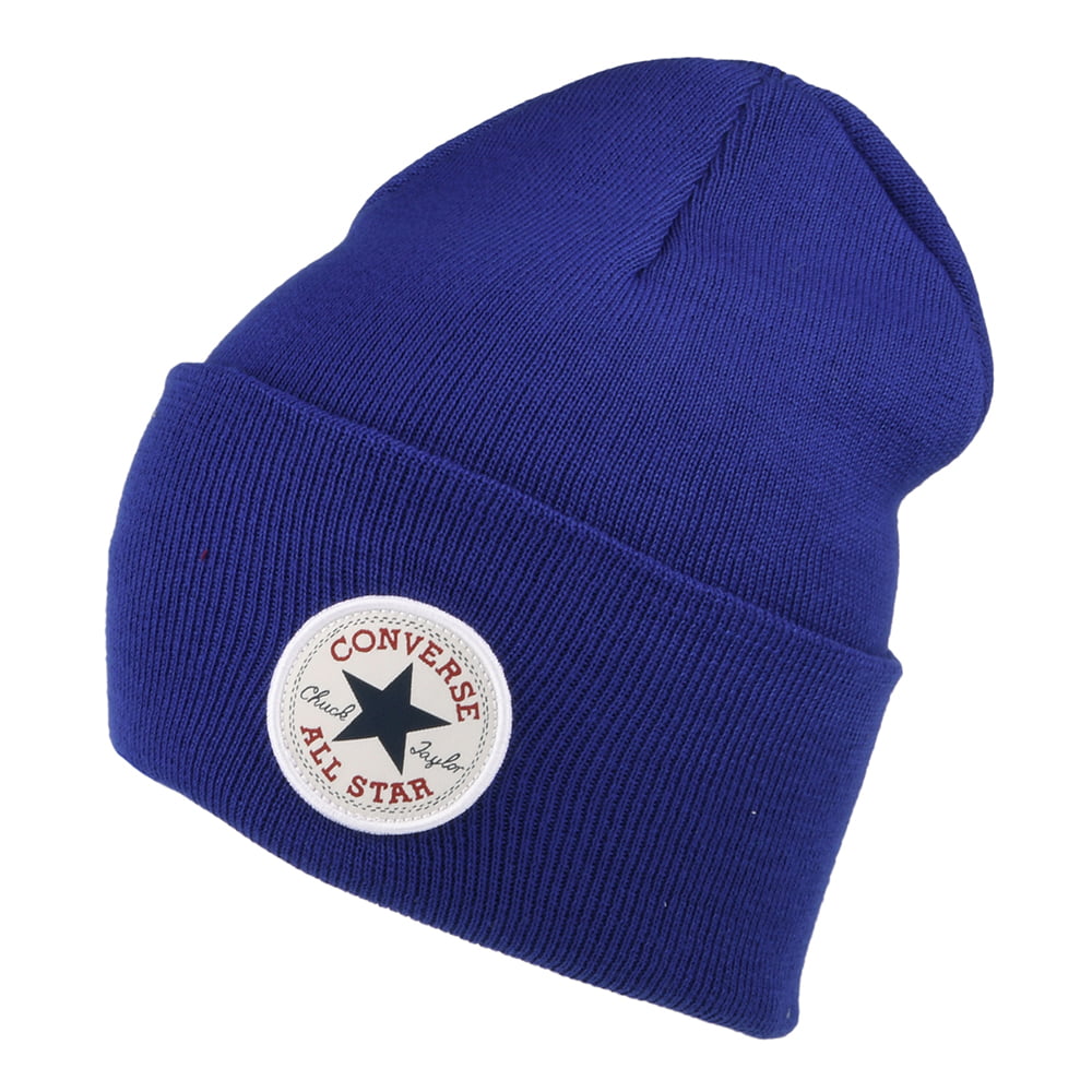 Converse Chuck Taylor Tall Cuffed Beanie Hat - Blue