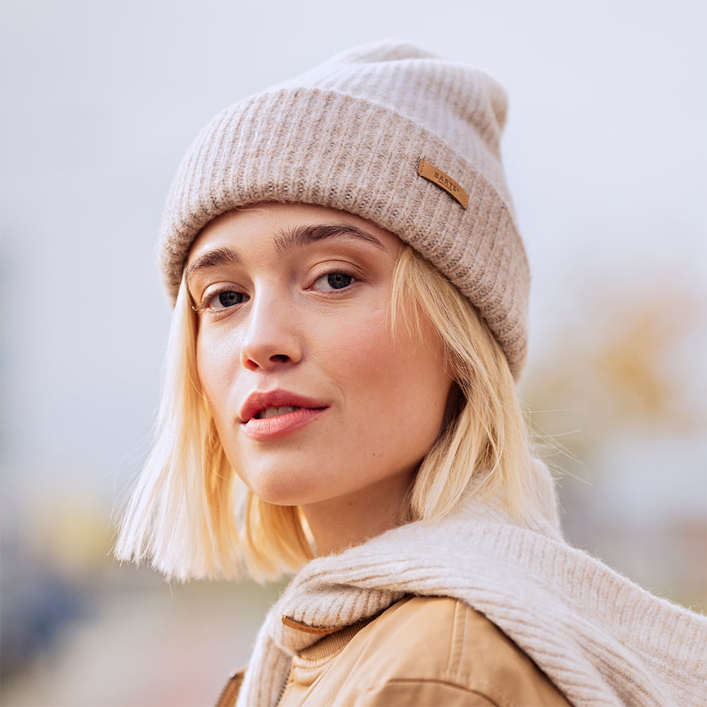 Barts Hats Arlenas Beanie Hat - Cream-Tan