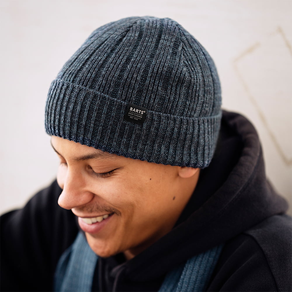 Barts Hats Parck Beanie Hat - Navy Blue